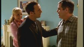 Ron Katz (M.), Buds (Patrick Labyorteaux, r.) alter Freund aus College- Zeiten, der es inzwischen zu Reichtum gebracht hat, würde gerne mit ihm zusammenarbeiten. © CBS Television Ron Katz (M.), Buds (Patrick Labyorteaux, r.) alter Freund aus College- Zeiten, der es inzwischen zu Reichtum gebracht hat, würde gerne mit ihm zusammenarbeiten. © CBS Television