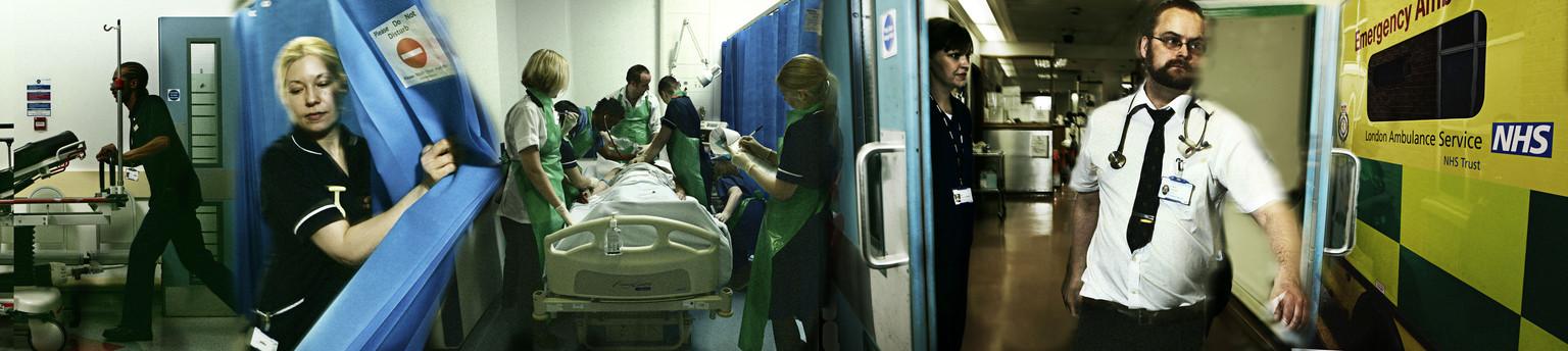 24 Stunden Notaufnahme - Geschichten, die das Leben schreibt: 70 Kameras fangen den spannenden und dramatischen Alltag der Notaufnahme im King College Hospital in London ein. © Sixx / Shine International