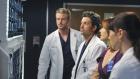 Grey's Anatomy - Ein schlimmer Autounfall, in den eine gesamte Familie verwickelt ist, sorgt dafür, dass die Ärzte in der Notaufnahme alle Hände voll zu tun haben: Mark (Eric Dane, l.), Derek (Patrick Dempsey, 2.v.l.), Dr. Julia Canner (Holley Fain, 2.v.r.) und Lexie (Chyler Leigh, r.) ... © ABC Studios
