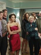 Desperate Housewives - Partytime: (v.l.n.r.) Bob (Tuc Watkins), Lee (Kevin Rahm), Mike (James Denton), Gabrielle (Eva Longoria), Renee (Vanessa Williams), Karen (Kathryn Joosten), Edgar (Jason George), Roy (Orson Bean), Bree (Marcia Cross) und Chuck (Jonathan Cake) ... © ABC Studios