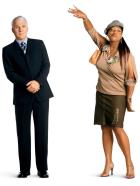 Haus über Kopf - Haus über Kopf mit Steve Martin, l. und Queen Latifah, r. © Touchstone Pictures