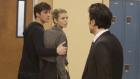 90210 - Wird Naomis (AnnaLynne McCord, M.) Stolz sie dazu bringen, ihren Freund Liam (Matt Lanter, l.) zu belügen und die Karriere eines unschuldigen Lehrers (Mr. Cannon - Hal Ozsan, r.) zu zerstören? © TM &   CBS Studios Inc. All Rights Reserved