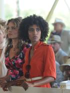 Charlie's Angels - Abby Sampson (Rachael Taylor, l.), Jennifer (Dina Meyer, M.) und Kate Prince (Annie Ilonzeh, r.) erhalten von Charlie den Auftrag, den Sohn eines verstorbenen Wall-Street-Magnaten im Auge zu behalten, da dieser entführt werden soll ... © 2011 Sony Pictures Television Inc.  All Rights Reserved.
